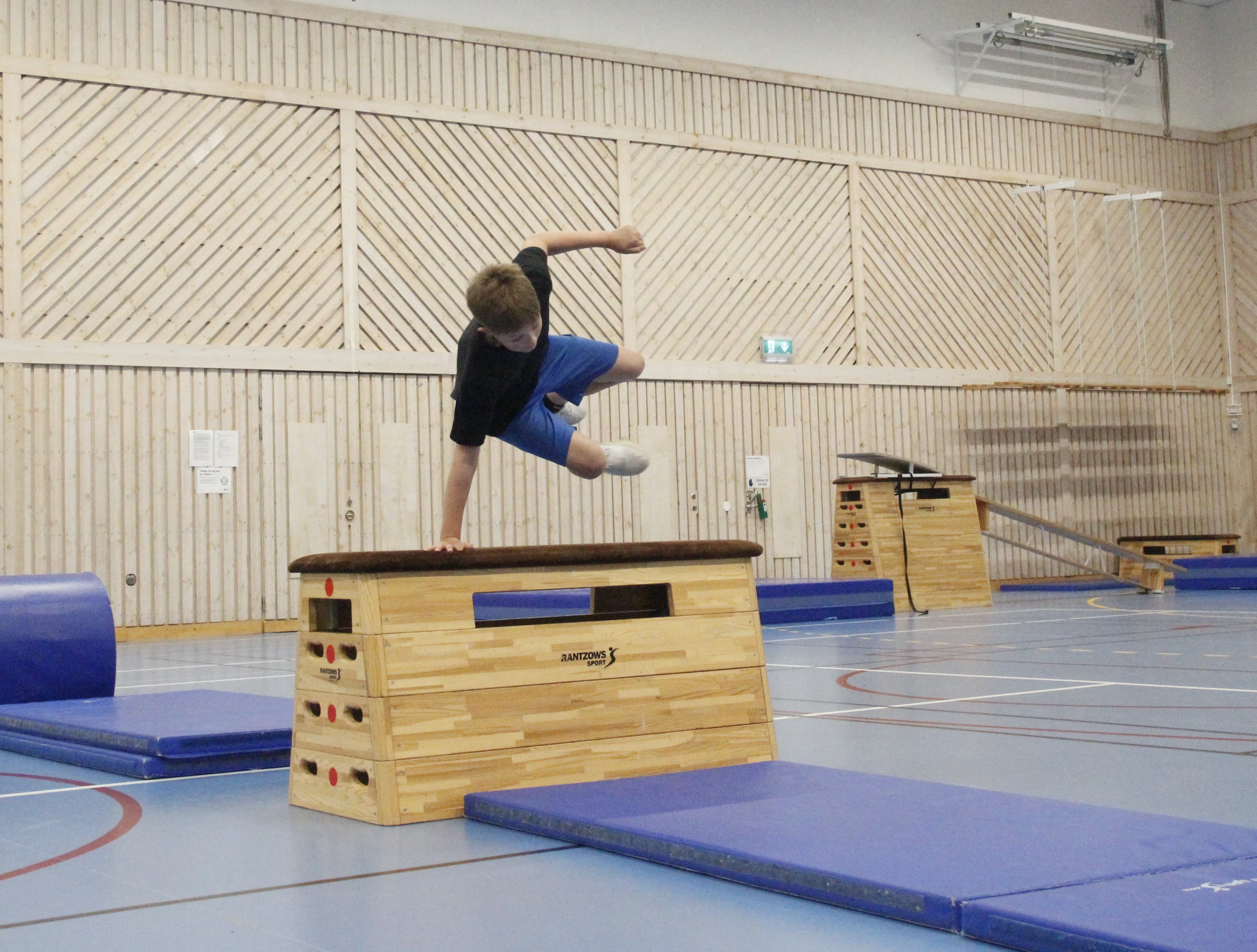 Prova på parkour i Värmdö